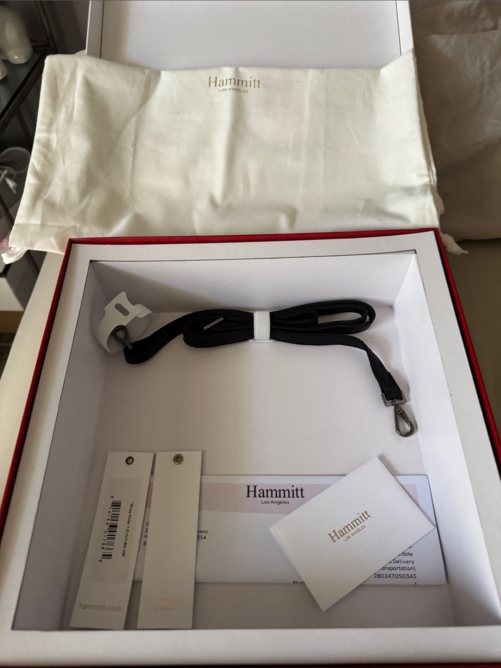 Hammitt White Box with Gold Logo - Picture 7 of 7